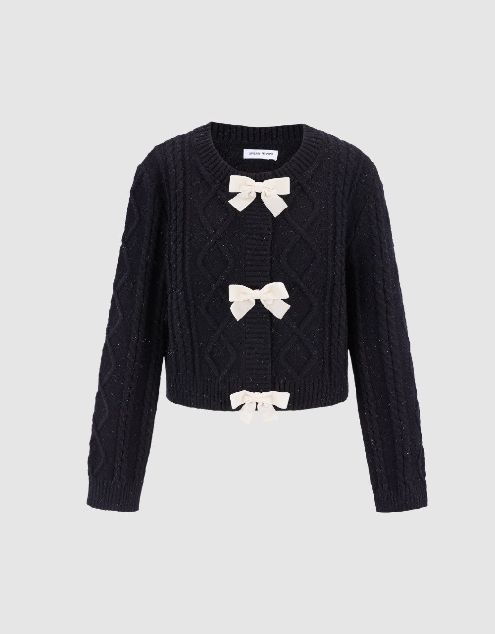 Bow Tie Knitted Cardigan sold by Urban Revivo product image thumbnail 2