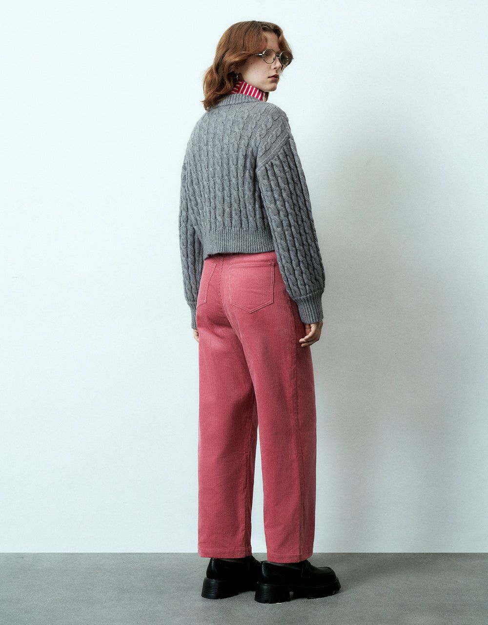 Textured Wide-Leg Pants sold by Urban Revivo product image thumbnail 5