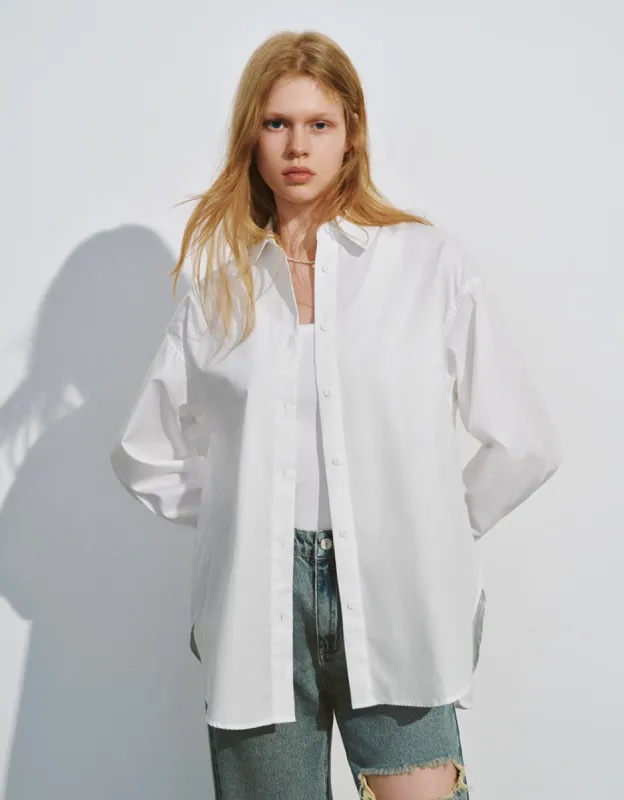 Button Up Straight Shirt sold by Urban Revivo