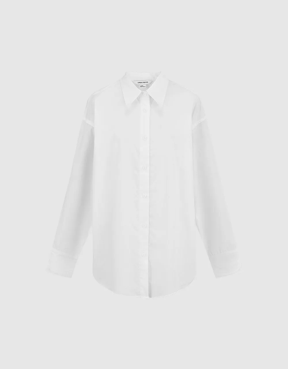 Button Up Straight Shirt sold by Urban Revivo product image thumbnail 2