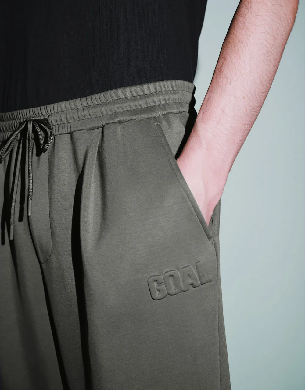 Drawstring Waist Carrot Fit Pants sold by Urban Revivo product image thumbnail 5