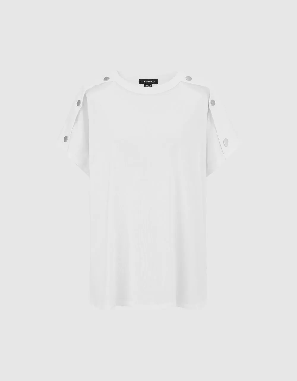 Crew Neck Loose T-Shirt sold by Urban Revivo product image thumbnail 2
