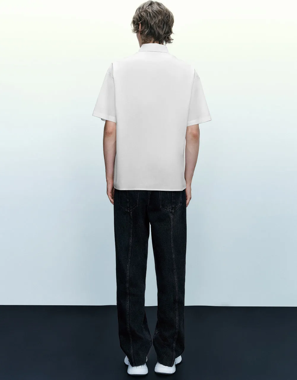 Button Up Oversized Shirt sold by Urban Revivo product image thumbnail 4