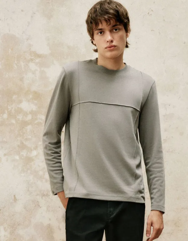 Straight Knitted Sweatshirt sold by Urban Revivo