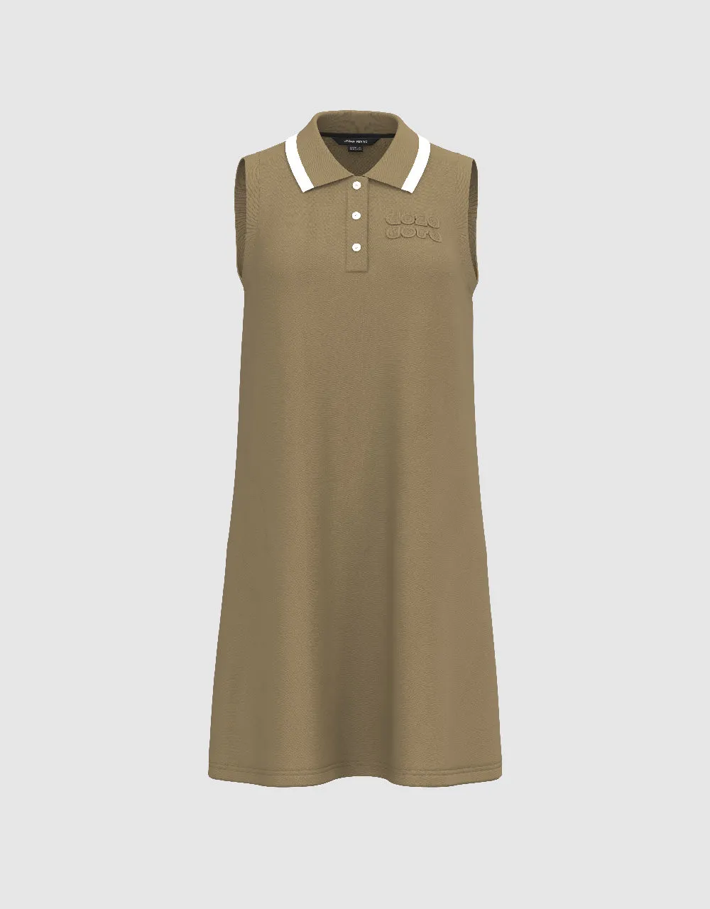 Sleeveless Lapel Straight Dress sold by Urban Revivo product image thumbnail 3