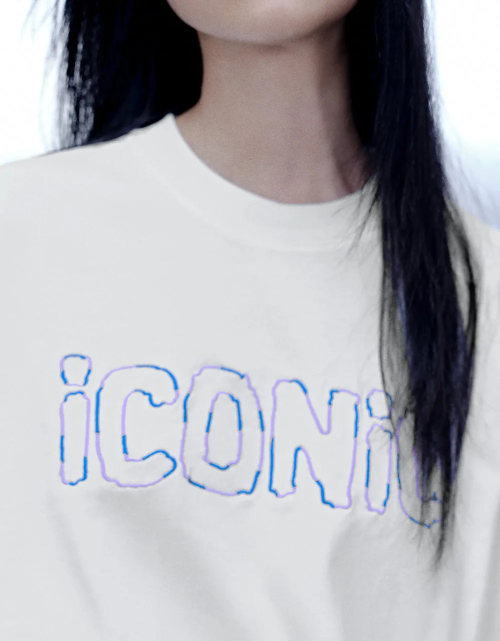 Letter Printed Crew Neck Loose T-Shirt sold by Urban Revivo product image thumbnail 4