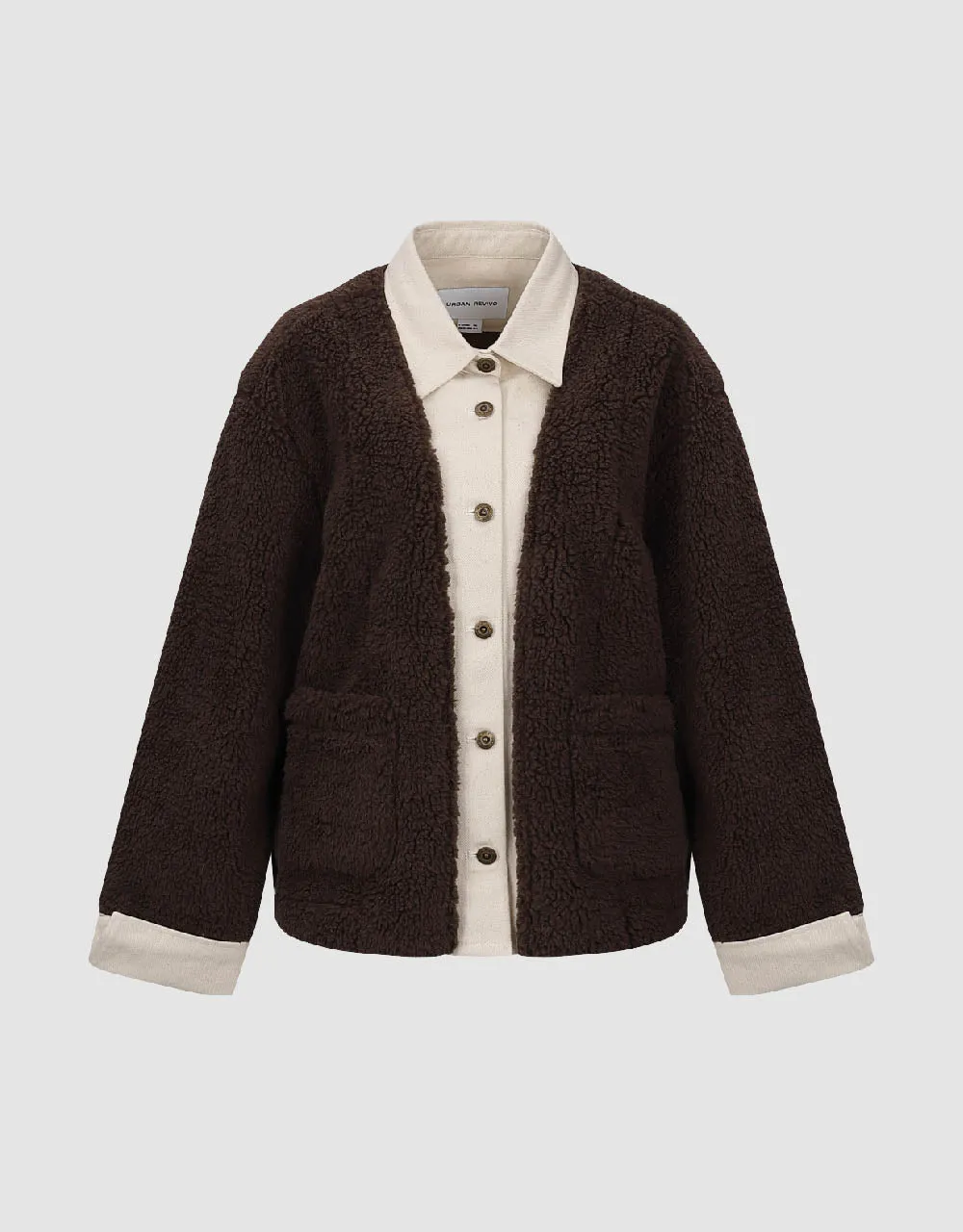 2 In 1 Furry Denim Jacket sold by Urban Revivo product image thumbnail 2