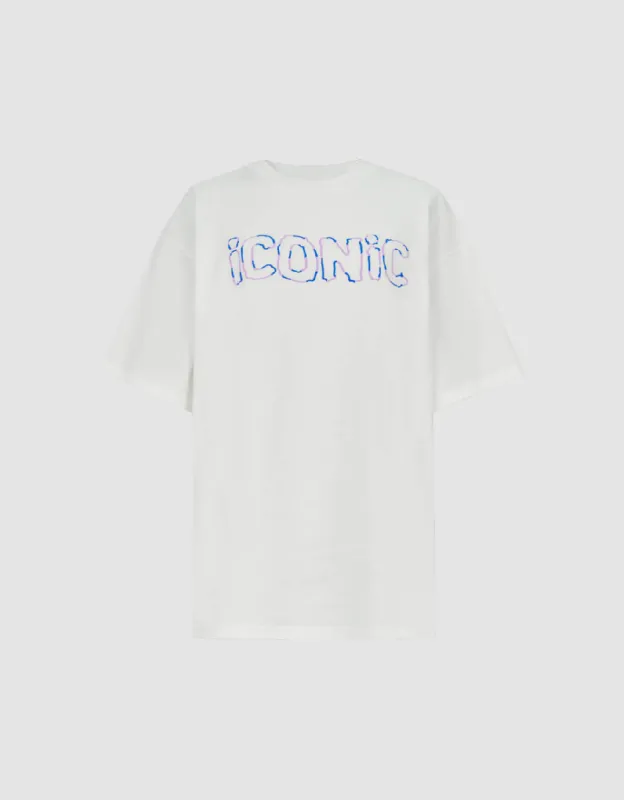 Letter Printed Crew Neck Loose T-Shirt sold by Urban Revivo