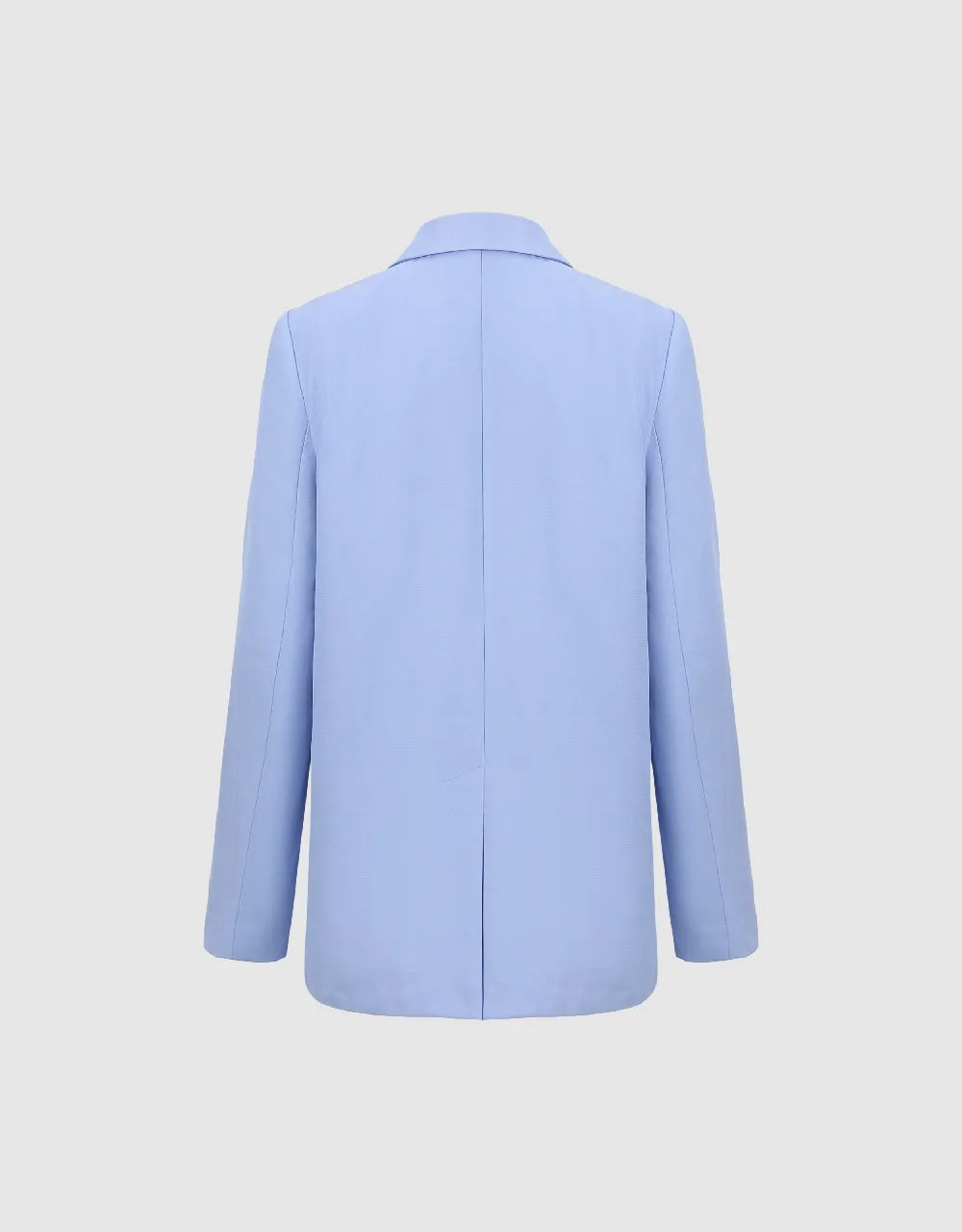 Peak Lapel Tailored Straight Blazer sold by Urban Revivo product image thumbnail 5