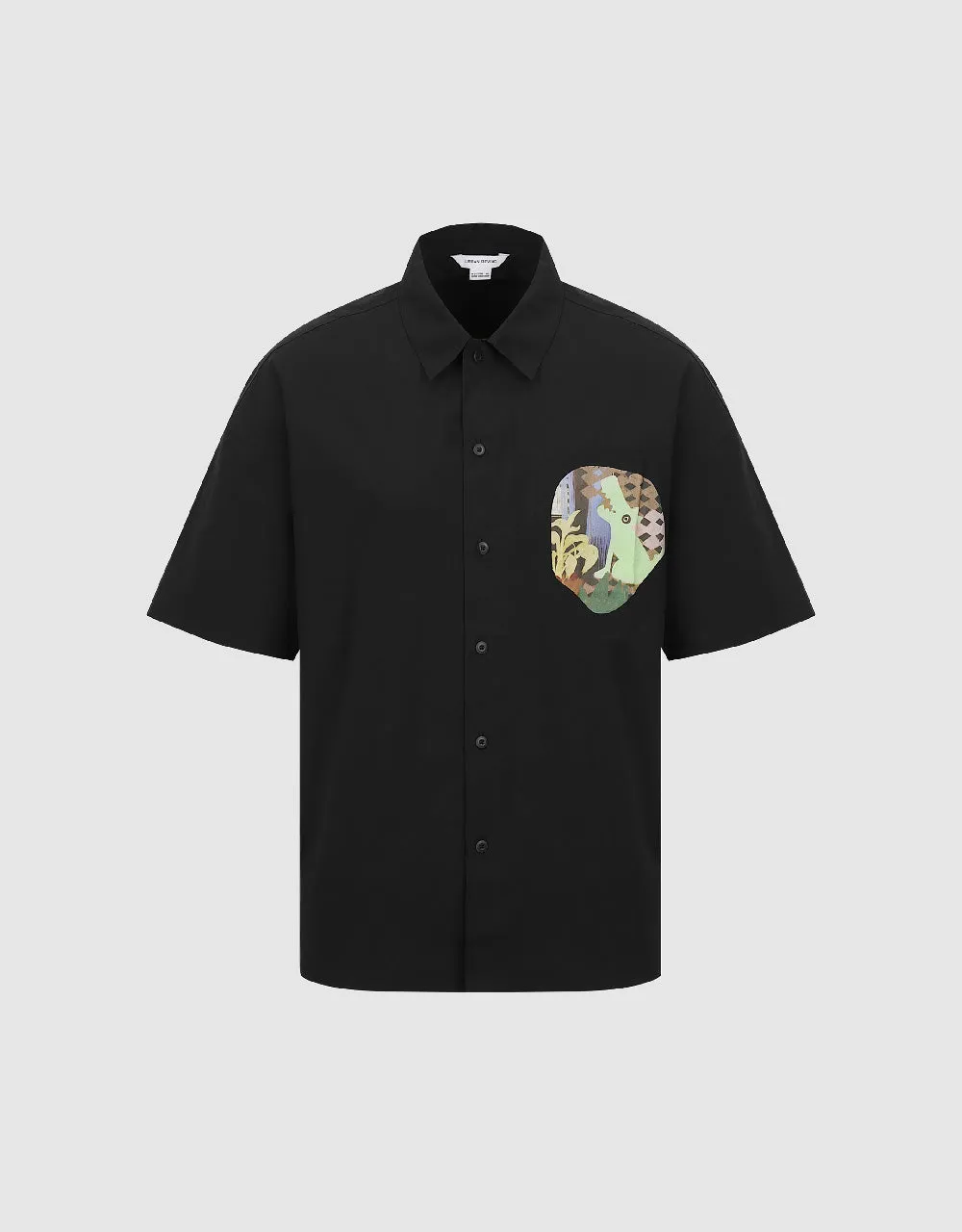 Button Up Oversized Shirt sold by Urban Revivo product image thumbnail 2