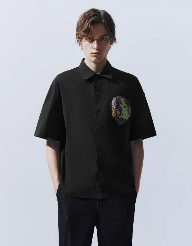 Button Up Oversized Shirt sold by Urban Revivo