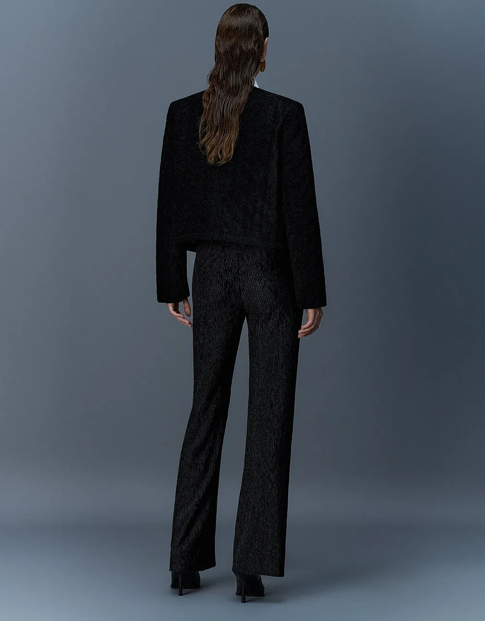 Square Button Crew Neck Denim Jacket sold by Urban Revivo product image thumbnail 4