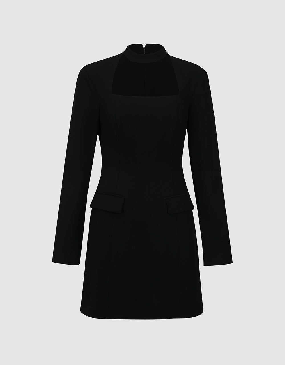 Keyhole Neck Straight Dress sold by Urban Revivo product image thumbnail 2