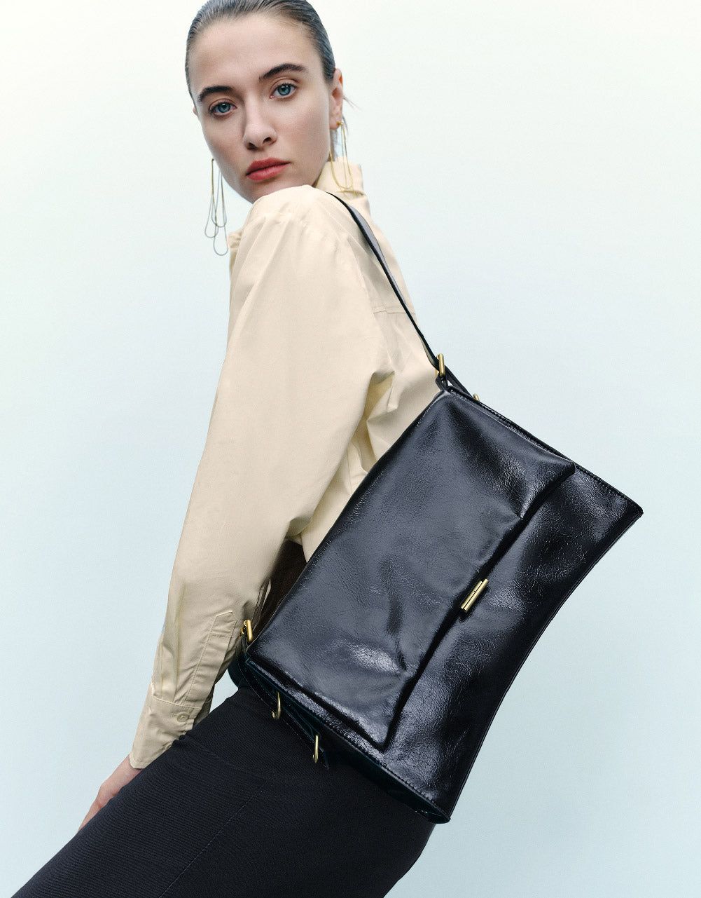 Button Up A-Line Shirt sold by Urban Revivo product image thumbnail 3