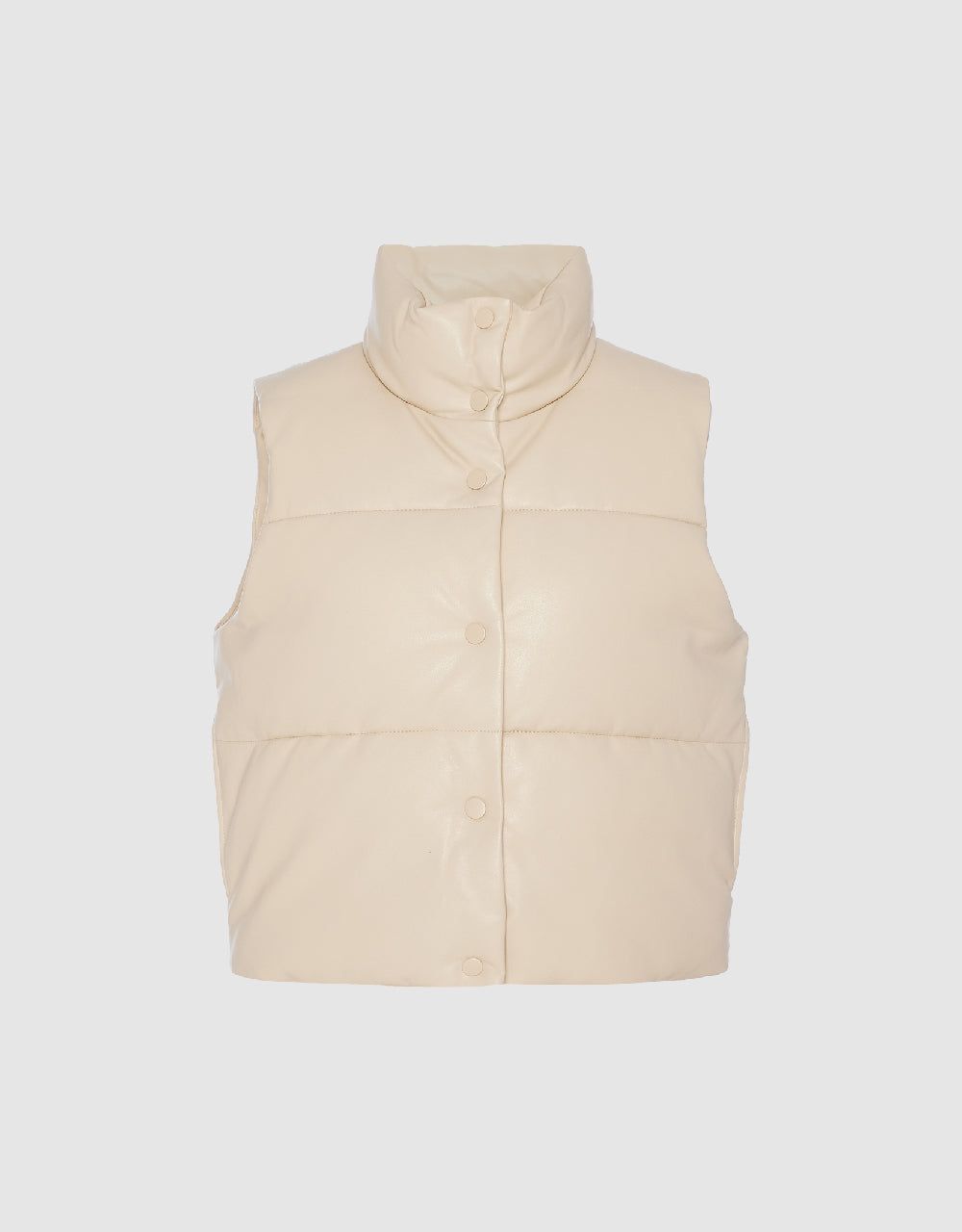 Stand Collar Padded Vest sold by Urban Revivo product image thumbnail 2