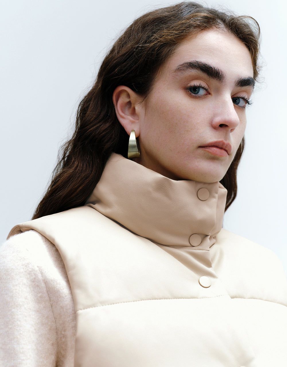 Stand Collar Padded Vest sold by Urban Revivo product image thumbnail 5