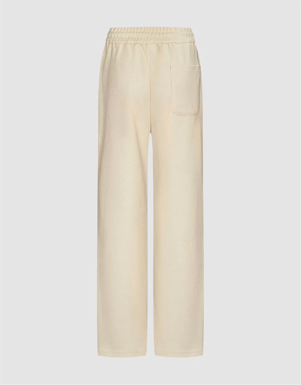 Elastic Waist Woolen Straight Pants sold by Urban Revivo product image thumbnail 3