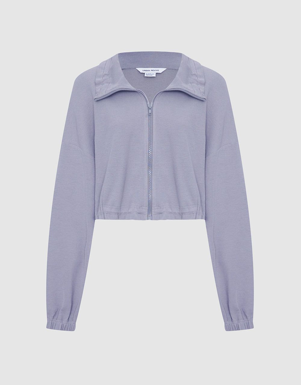 Drawstring Zip Up Jacket sold by Urban Revivo