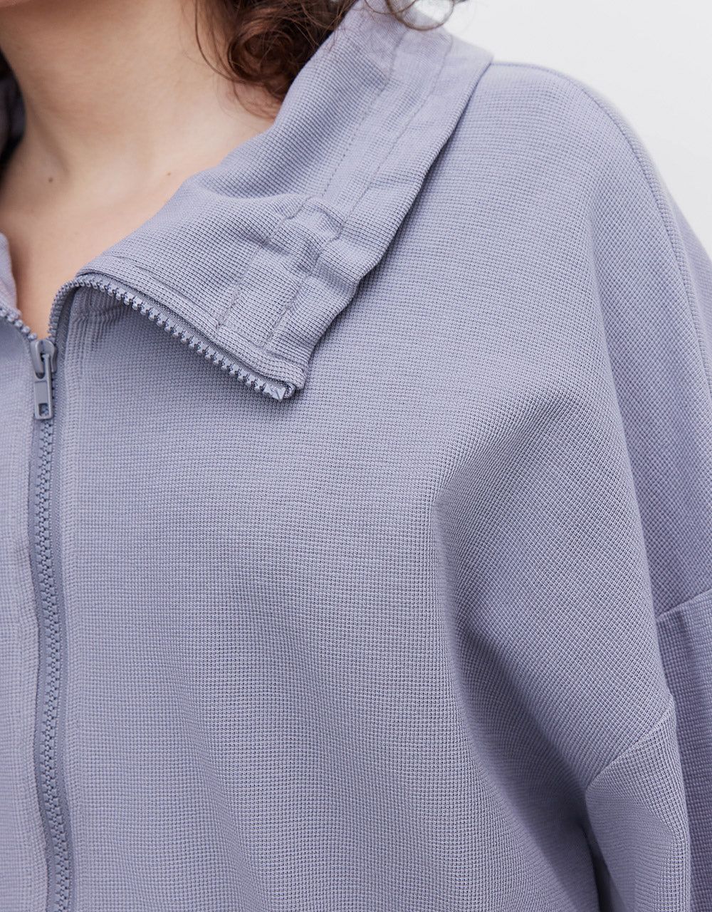 Drawstring Zip Up Jacket sold by Urban Revivo product image thumbnail 5