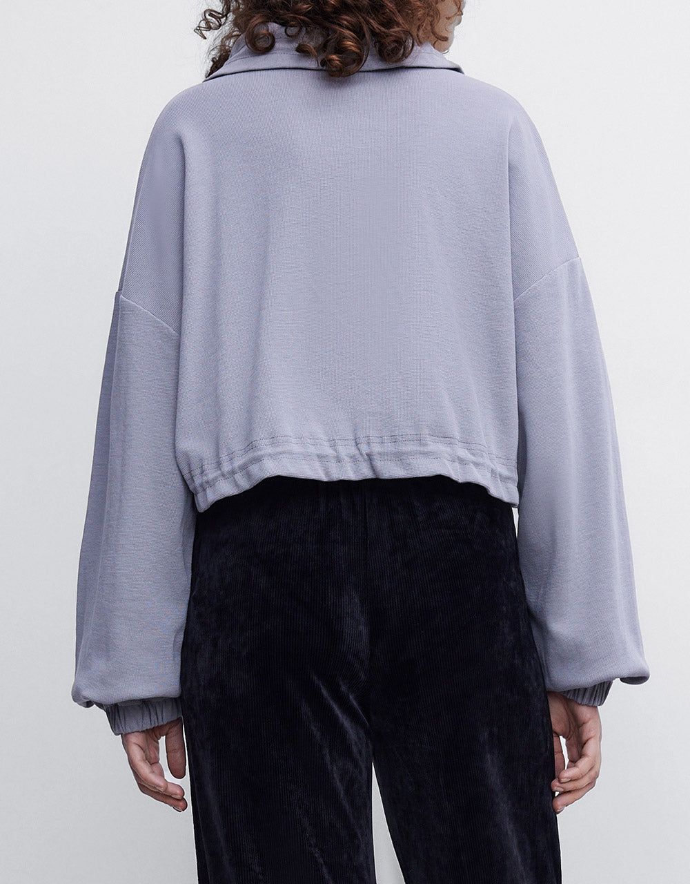 Drawstring Zip Up Jacket sold by Urban Revivo product image thumbnail 4