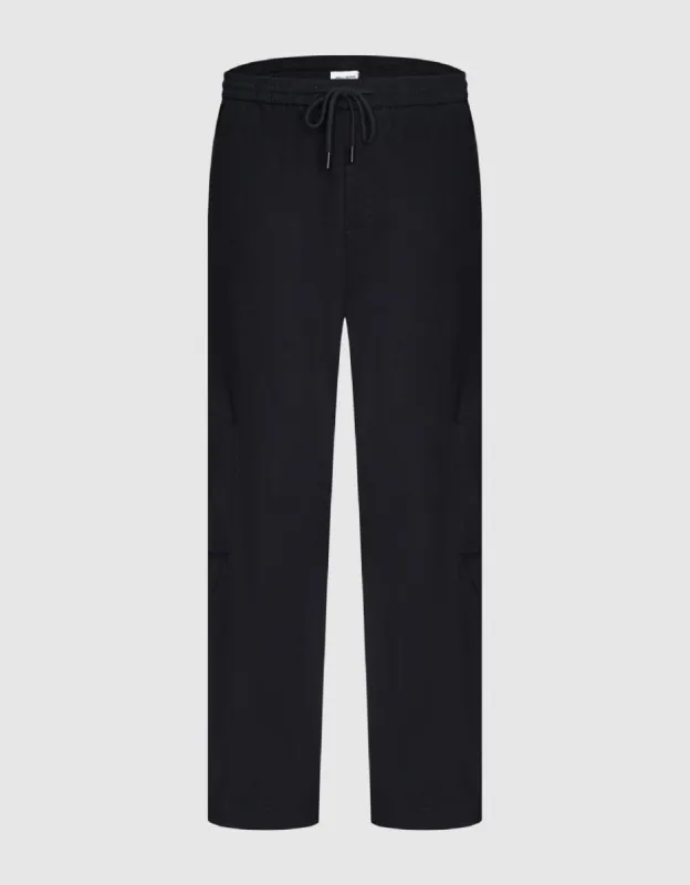 Drawstring Waist Straight Pants sold by Urban Revivo