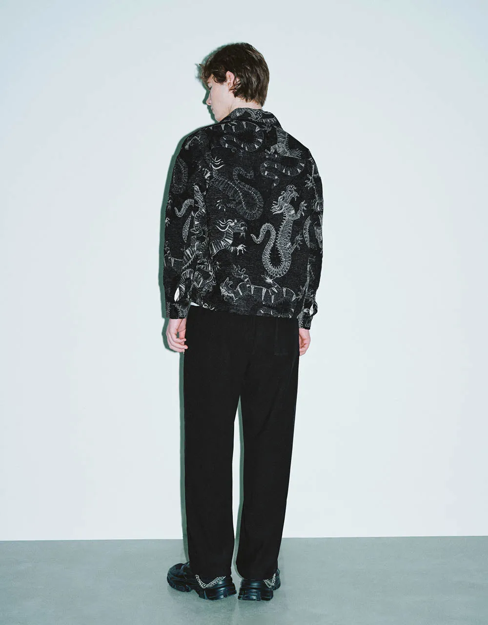 Drawstring Waist Knitted Straight Pants sold by Urban Revivo product image thumbnail 5