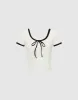 Bow Decor U Neck T-Shirt sold by Urban Revivo