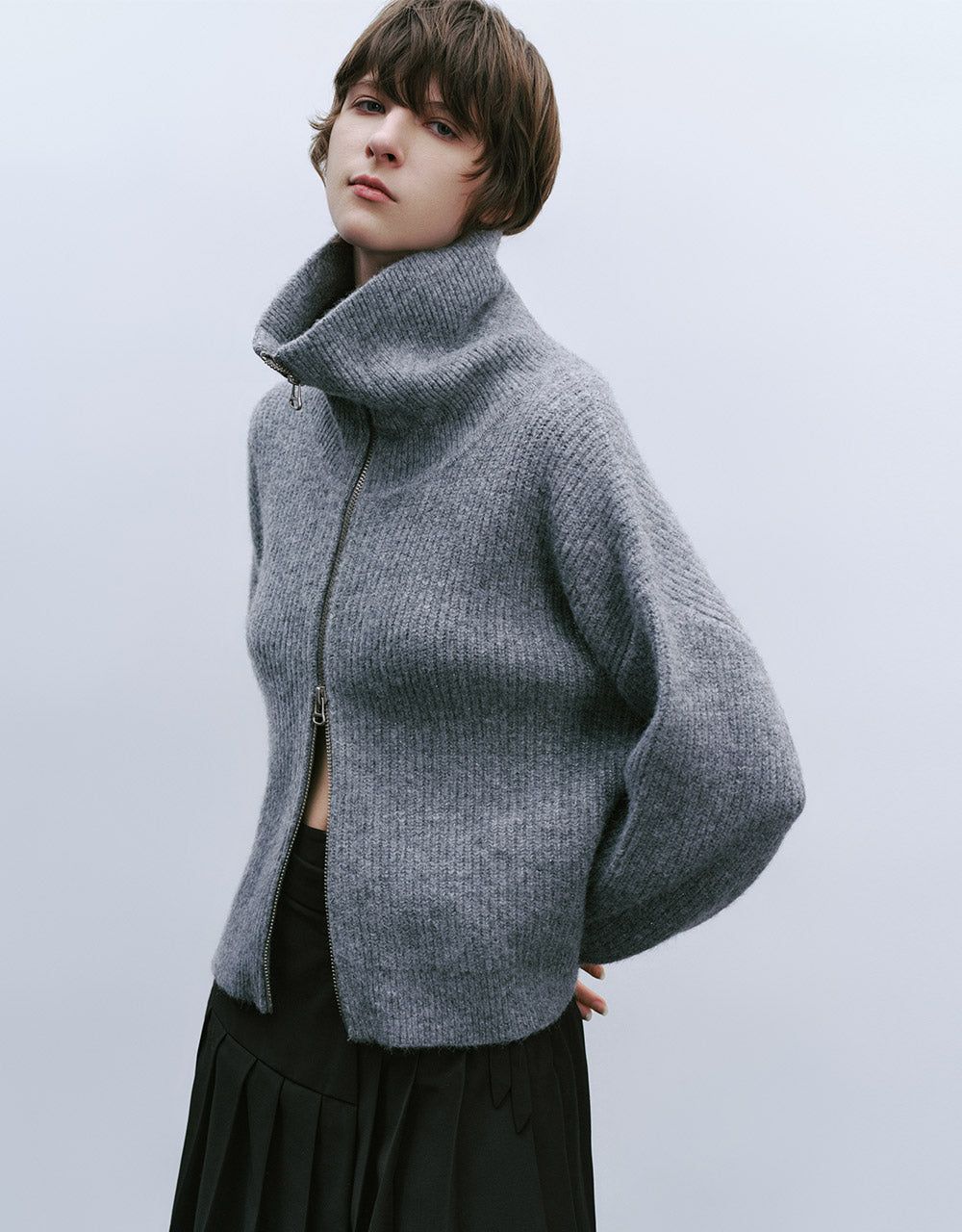 Zip Through Cardigan sold by Urban Revivo product image thumbnail 3