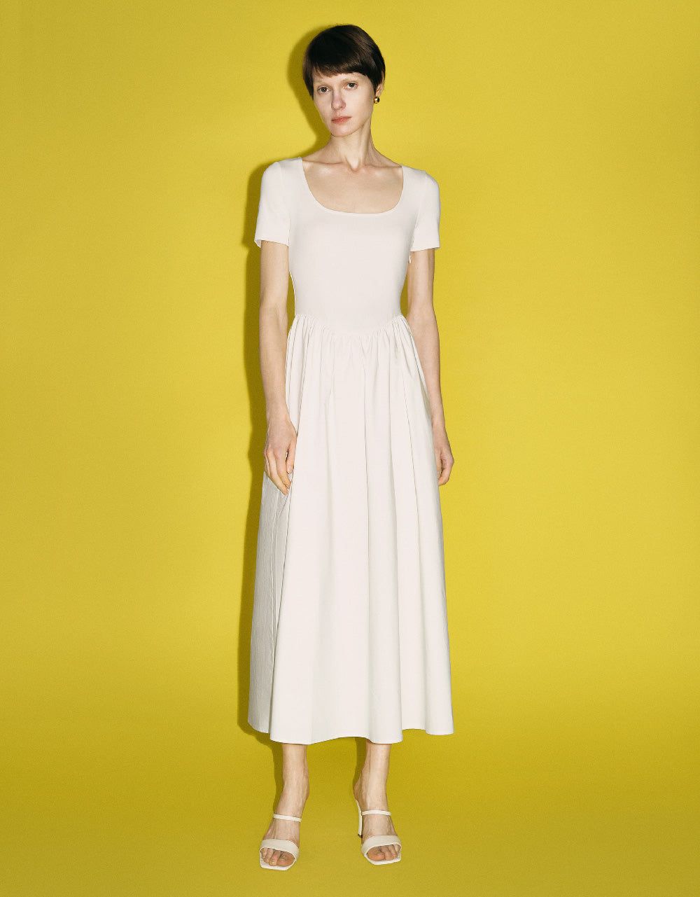 U Neck A-Line Dress sold by Urban Revivo