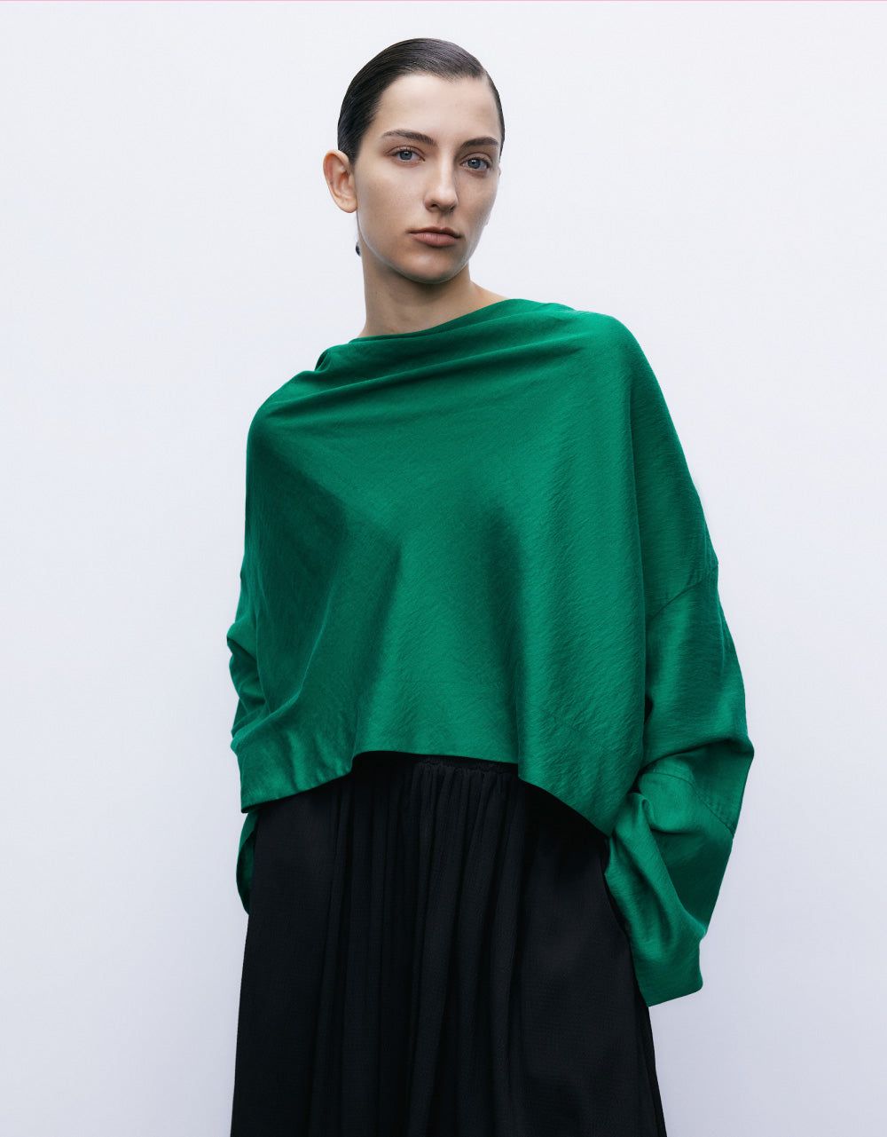 Cowl Neck Overhead Shirt sold by Urban Revivo