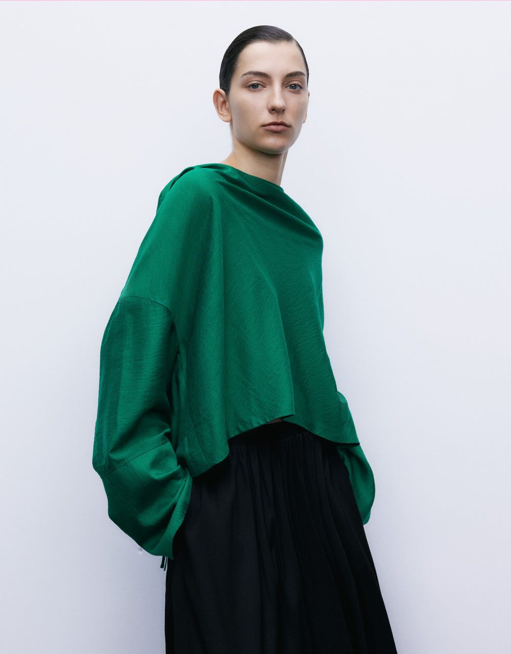 Cowl Neck Overhead Shirt sold by Urban Revivo product image thumbnail 3