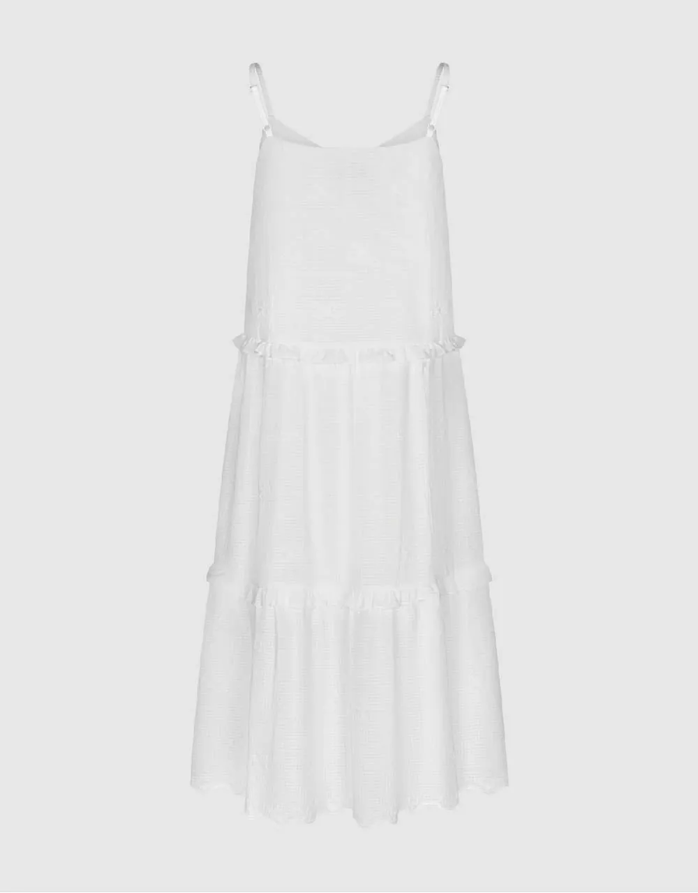 Ruffle U Neck A-Line Cami Dress sold by Urban Revivo product image thumbnail 5