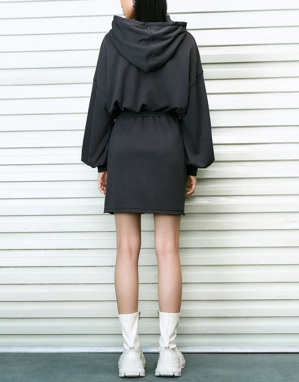Hooded Straight Dress sold by Urban Revivo product image thumbnail 4