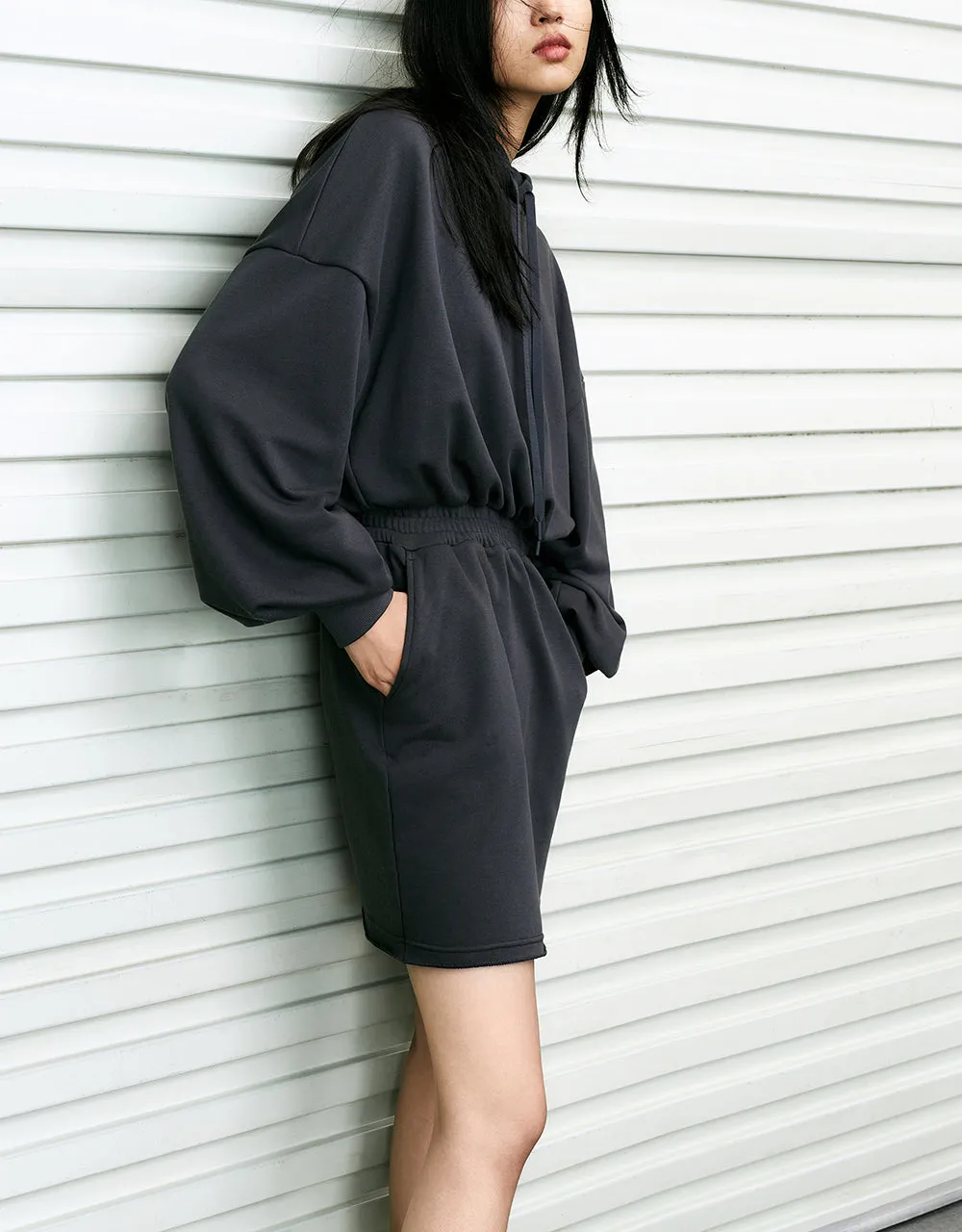 Hooded Straight Dress sold by Urban Revivo product image thumbnail 3