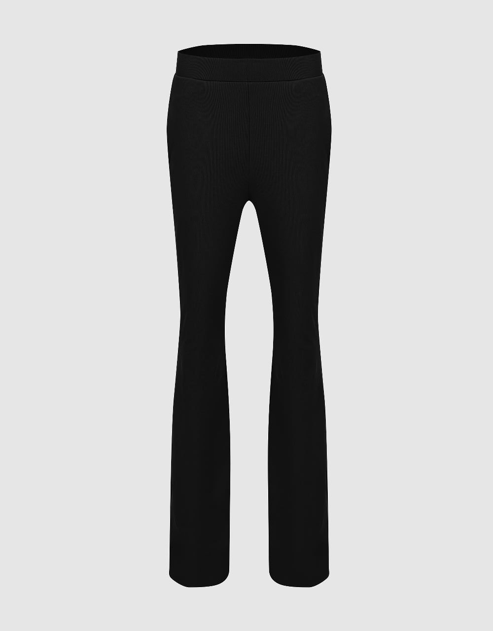 Elastic Waist Knitted Flare Pants sold by Urban Revivo