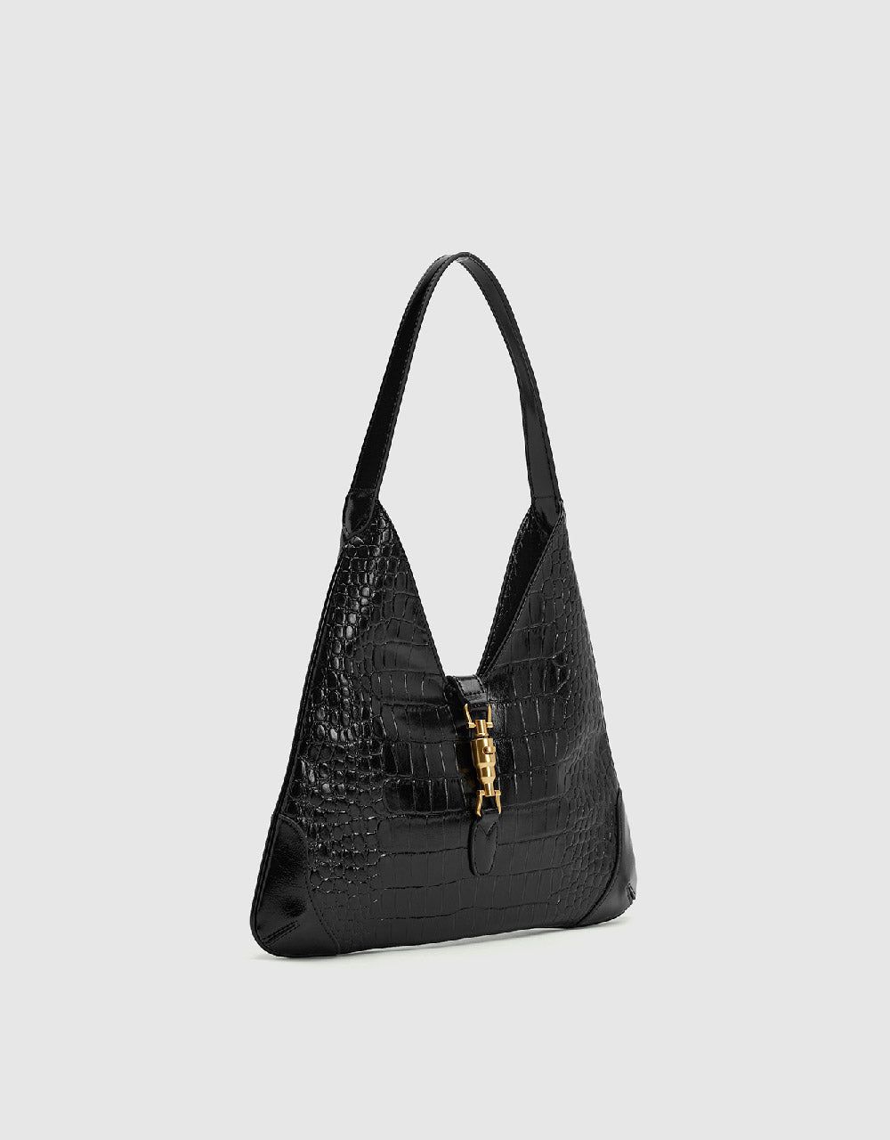 Croc Embossed Vegan Leather Shoulder Bag sold by Urban Revivo product image thumbnail 2