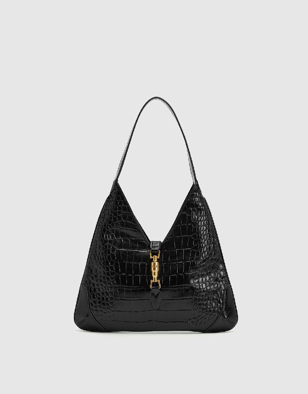 Croc Embossed Vegan Leather Shoulder Bag sold by Urban Revivo
