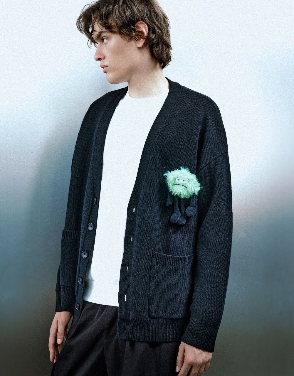 Fluffy Doll Knitted Cardigan sold by Urban Revivo product image thumbnail 3