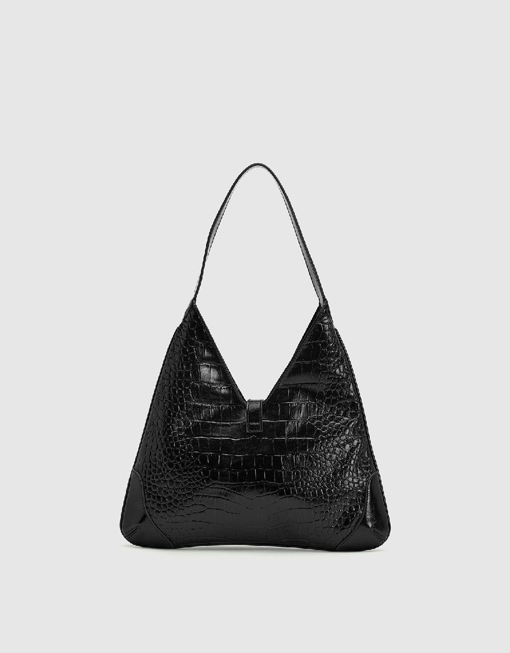 Croc Embossed Vegan Leather Shoulder Bag sold by Urban Revivo product image thumbnail 4