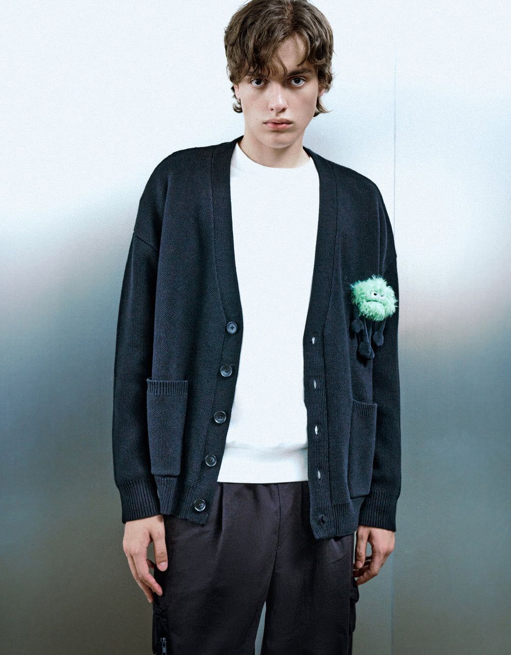 Fluffy Doll Knitted Cardigan sold by Urban Revivo