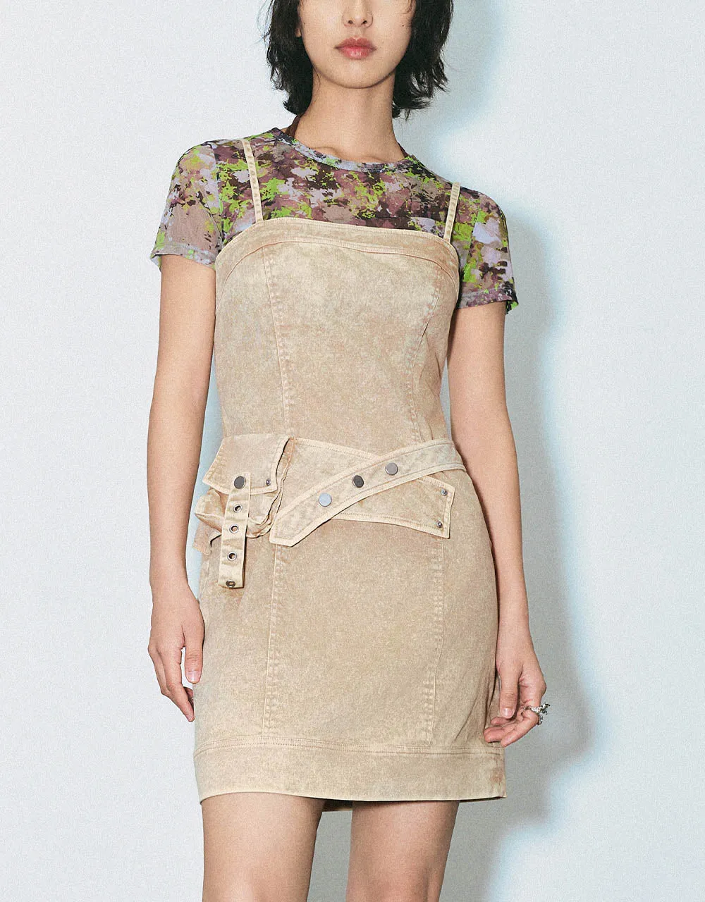 Off-Shoulder Skinny Cami Dress sold by Urban Revivo product image thumbnail 2