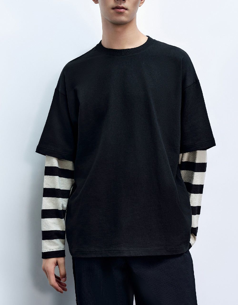 2 In 1 Crew Neck T-Shirt sold by Urban Revivo product image thumbnail 2