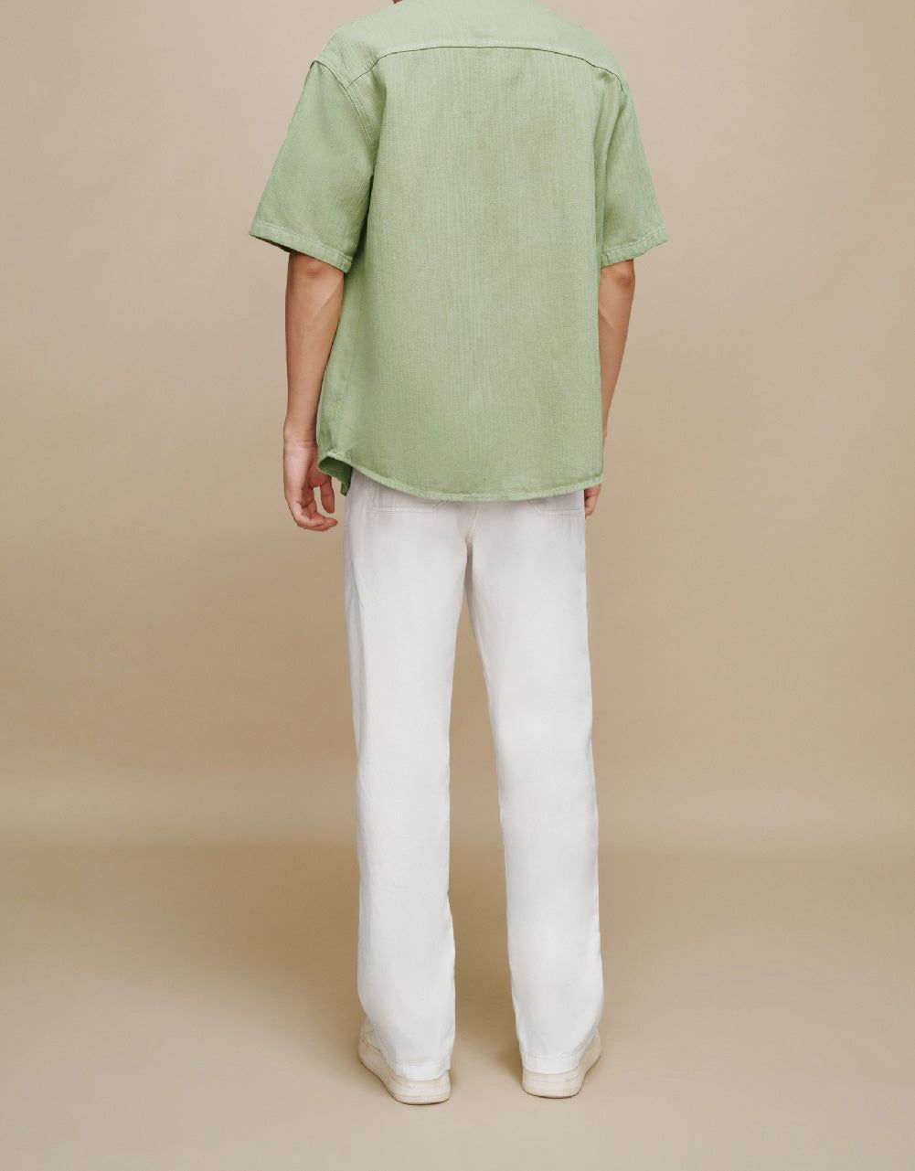 Textured Loose Denim Shirt sold by Urban Revivo product image thumbnail 4