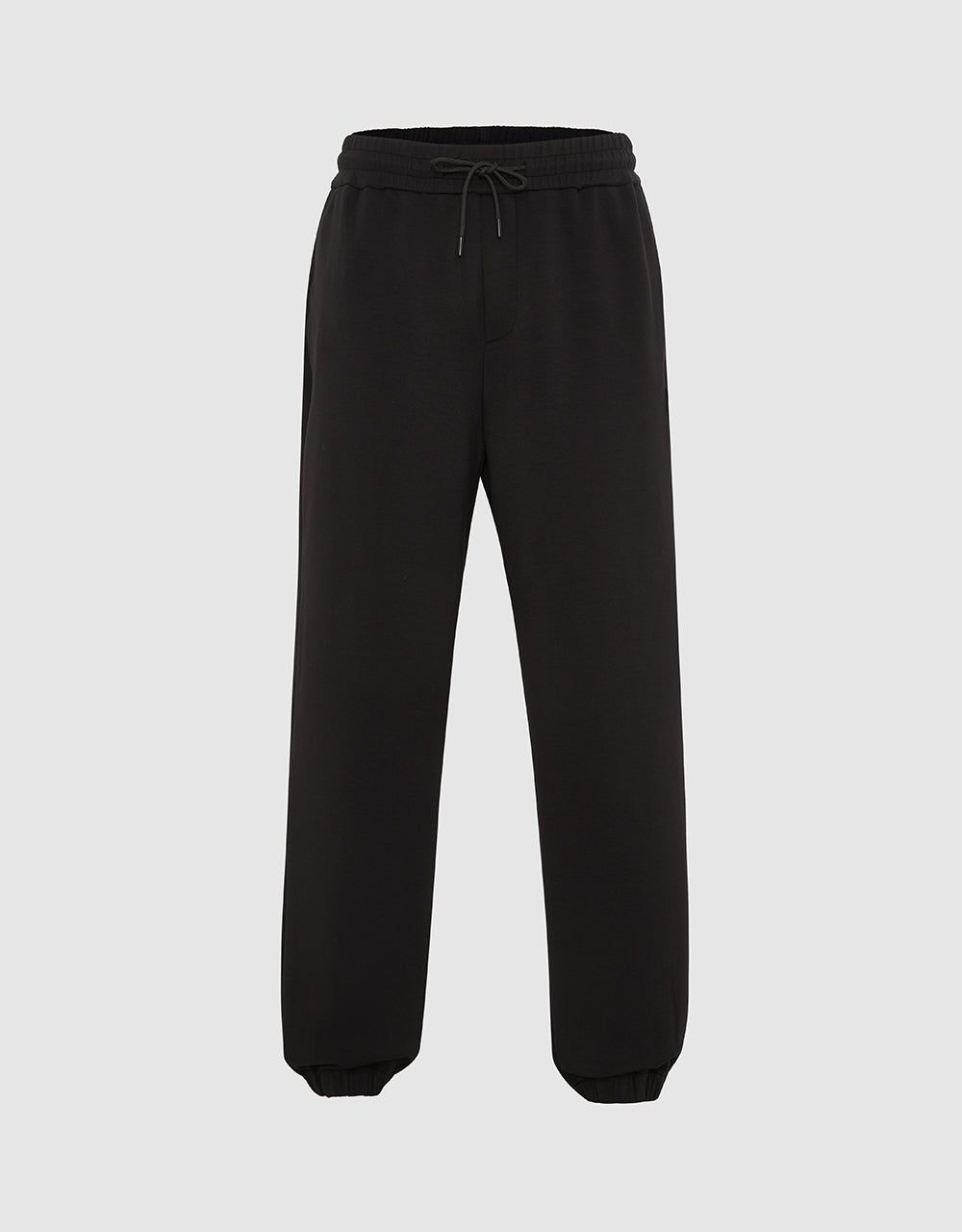 Drawstring Waist Knitted Jogger Pants sold by Urban Revivo