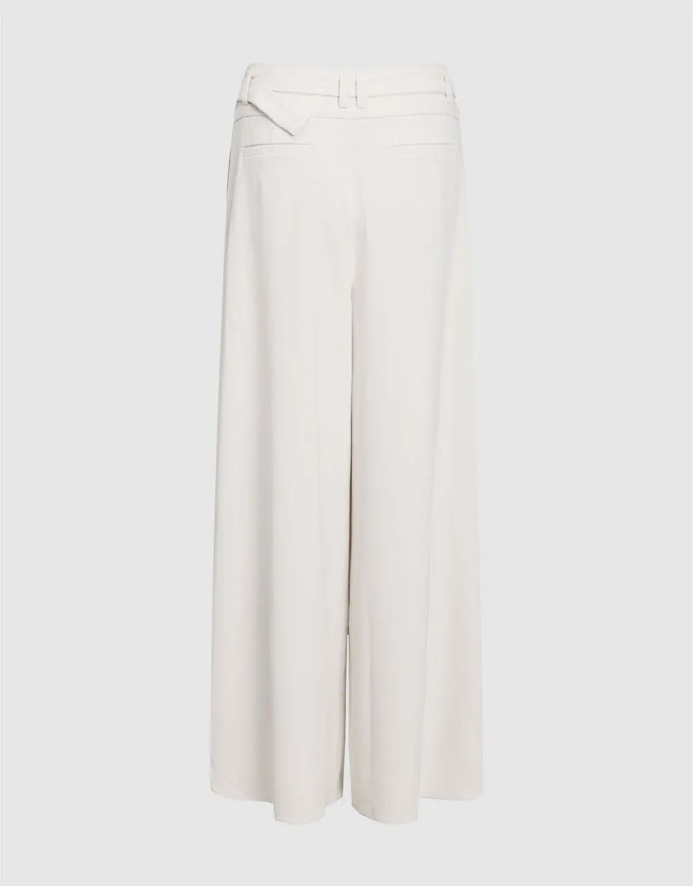 Wide-Leg Pants With Belt sold by Urban Revivo product image thumbnail 3