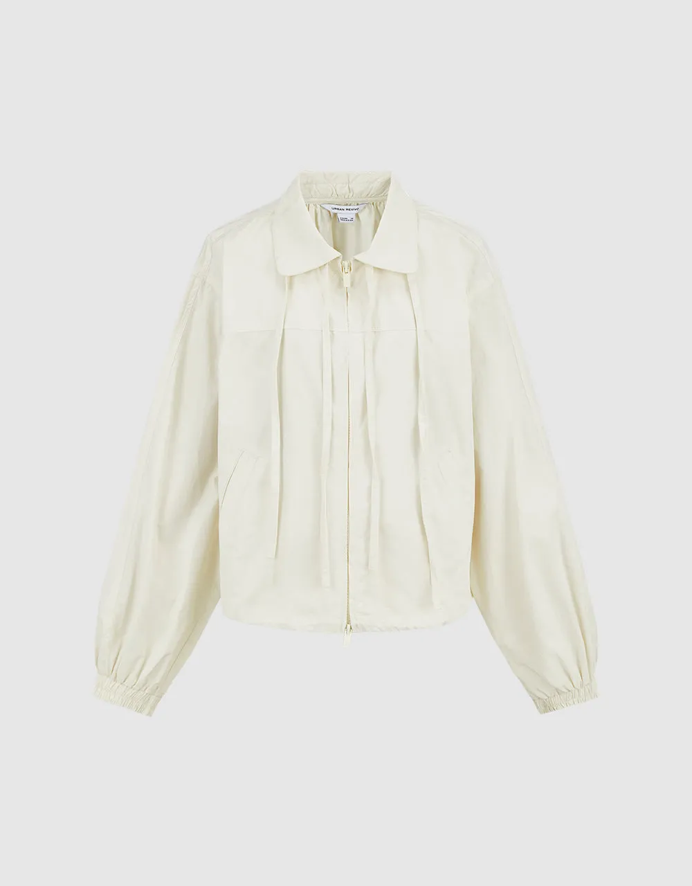 Zipper Front Straight Jacket sold by Urban Revivo product image thumbnail 2