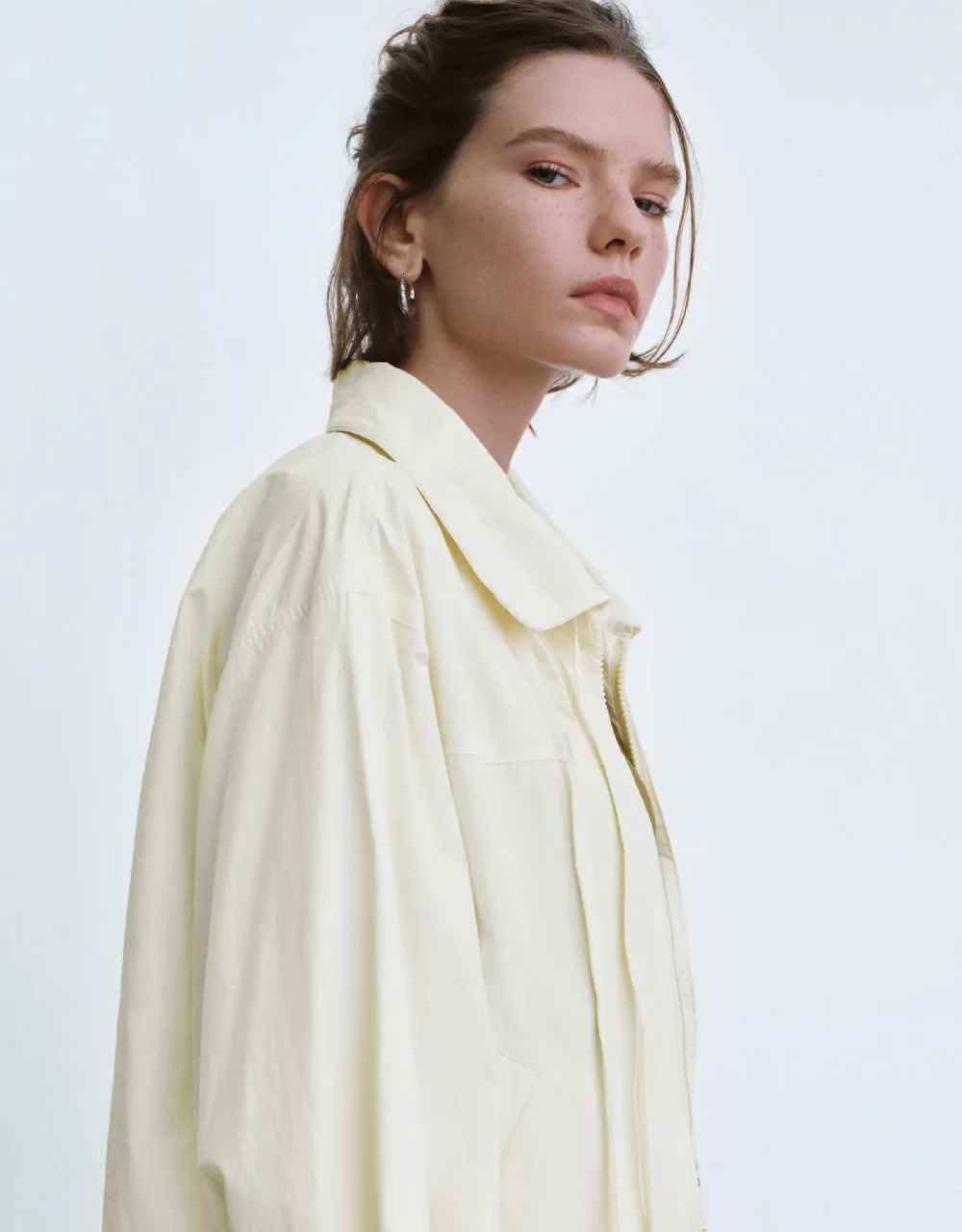 Zipper Front Straight Jacket sold by Urban Revivo product image thumbnail 4