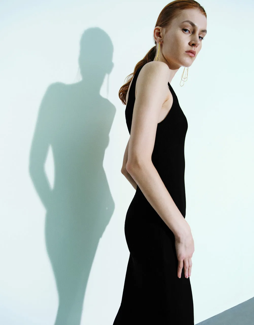 Sleeveless Lace Hem Knitted Dress sold by Urban Revivo product image thumbnail 3