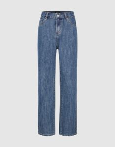 Mid-Waist Straight Jeans sold by Urban Revivo