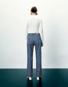 Mid-Waist Straight Jeans sold by Urban Revivo